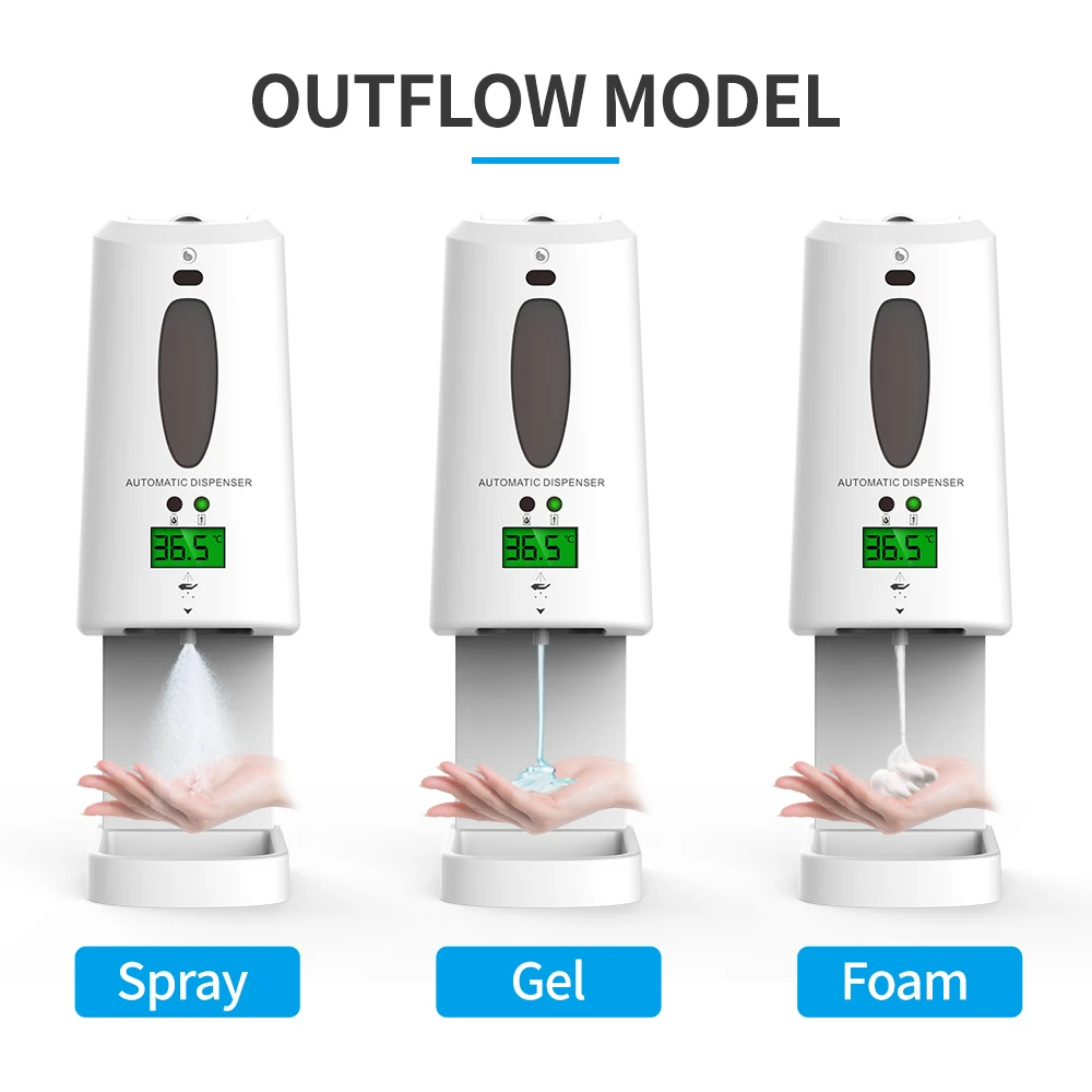 Automatic Hand Washing Machine Intelligent Sensor Dispensers Gel Touchless Automatic Hand Sanitizer Spray Liquid Soap Dispenser