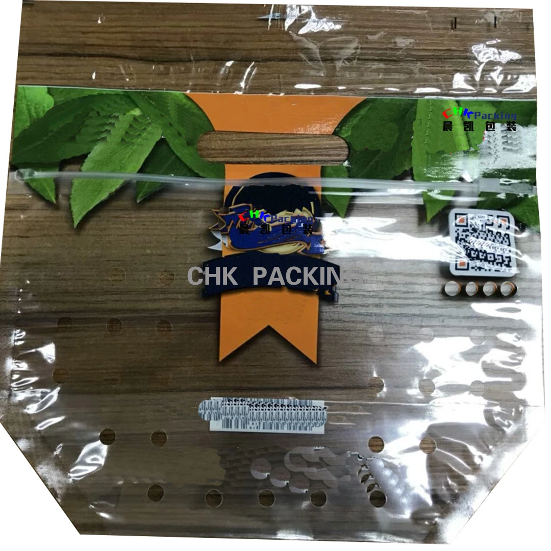 High quality eco friend plastic bag packaging seeds spice insulated frozen vegetable package factory