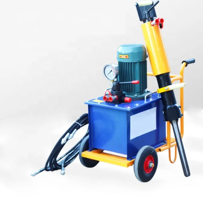 Factory Supply High Quality Diesel Engine Hydraulic Rock Spitter Wedge Gun for Granite Breaking Works