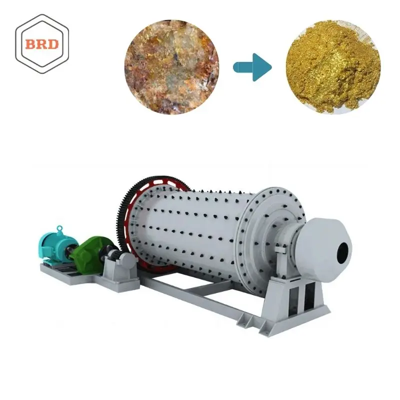 BRD Gold ore grinding ball mill for gold mining professional precious metal extraction solution