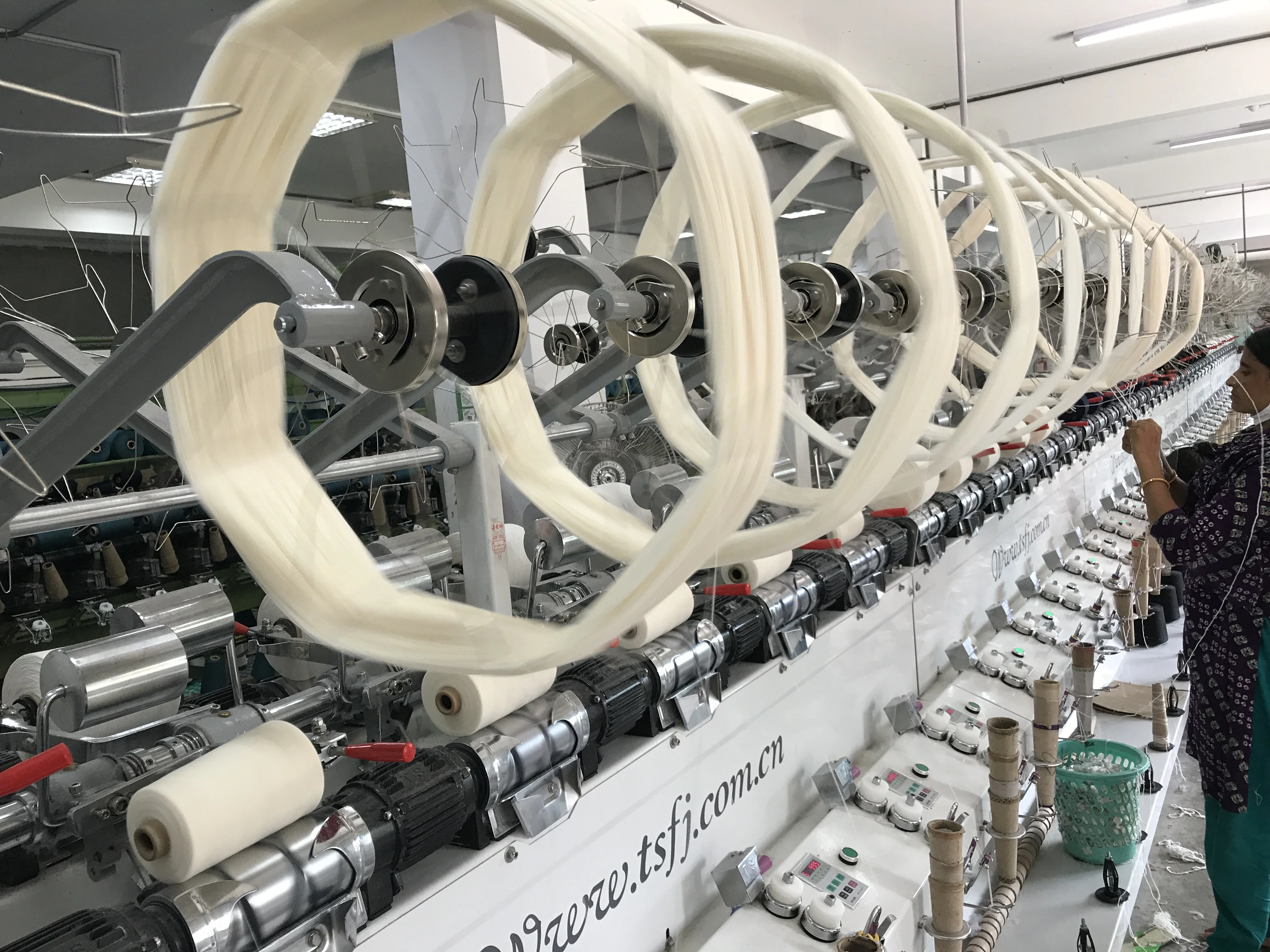 TS008P Hank to cone soft yarn winding machine / winder manufacturer