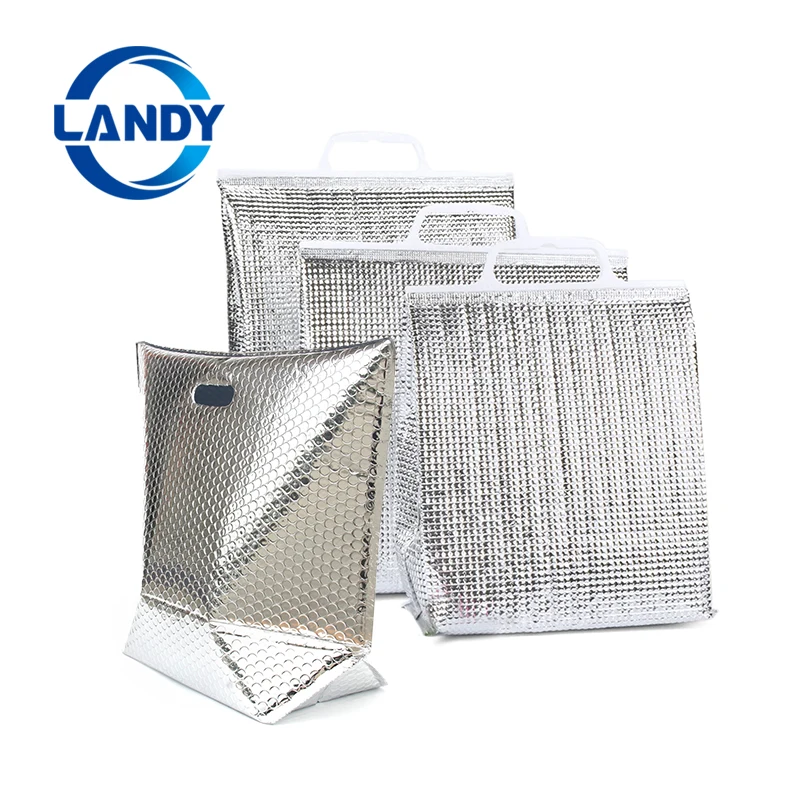 Biodegradable 12x17 food grade thermal chill insulated envelopes silver foil for cold shipping