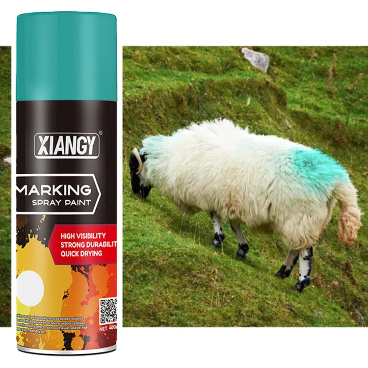 Factory 400ml Farm Sheep Pig Cattle Sow Tag Spray Paint Marker For Livestock Animal Marking Spray Paint