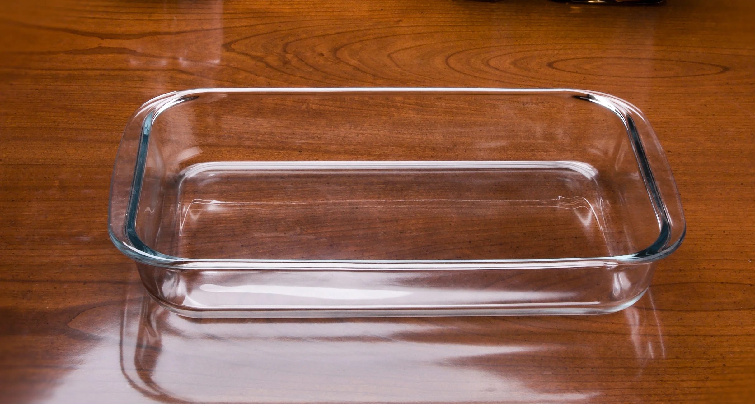 2L High Quality Rectangular Heat Resistant Borosilicate Tempered Glass Bakeware