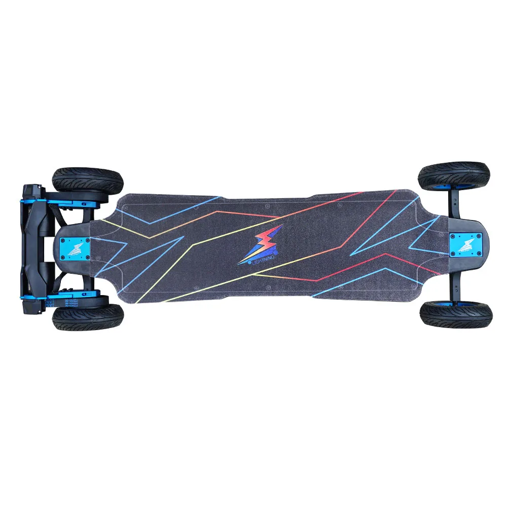 Flipsky Top Speed Durable Carbon Fiber Deck Electric Skateboard Longboard Come With Dual FSESC 75100 14S Battery