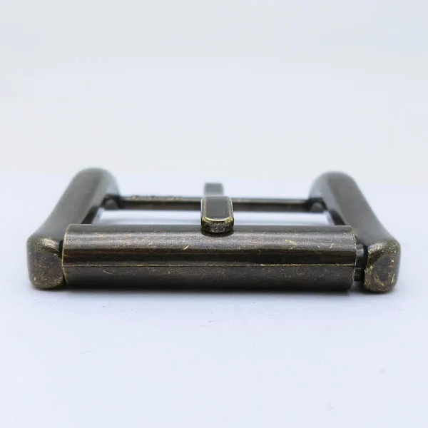 35mm deep antique brass jeans roller pin belt buckle for men strap buckle custom accessories laser formal bag buckle
