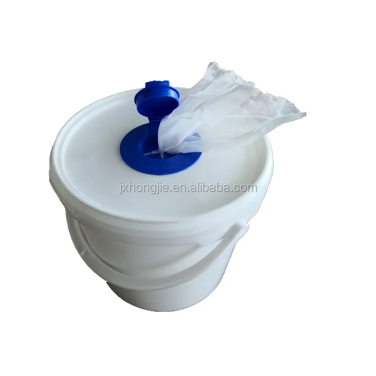 Melt-blown non-woven fabric Moisture Industrial cleaning wipe in bucket