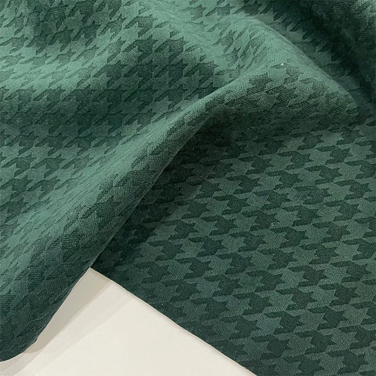 Oushida Polyester Spandex Fabrics Super Soft Burnout Bonding Corduroy Comfortable Stretch Velvet Knit Fabrics