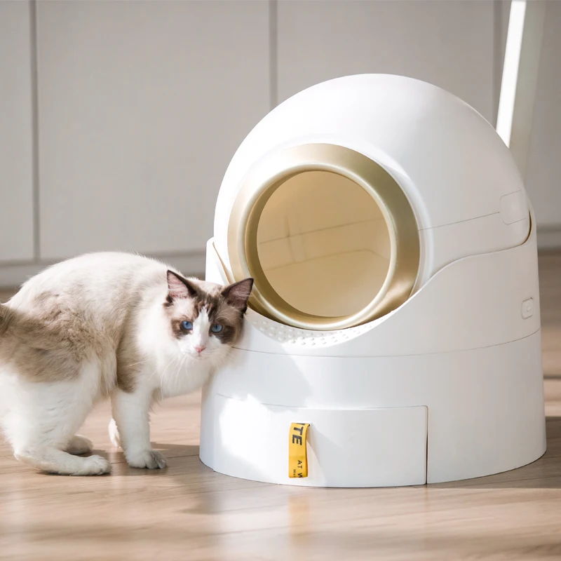Luxury Large Enclosed Automatic Cat Litter Toilet Auto Smart Intelligent Self Cleaning Cat Litter Box For Cat