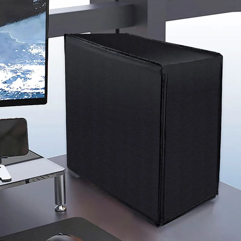 Computer CPU Dust Cover Host Computer Case CPU Tower Protector PC Dust Protection Case