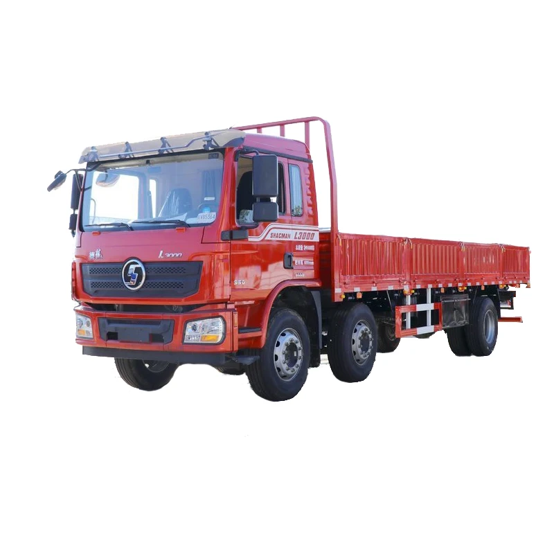 Shaanxi Automobile Heavy  Truck Delong L3000 245 HP Yuchai Engine 6X2 9.5m Used Column plate Truck