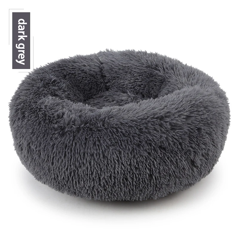 Factory spot wholesale nest round donut pet bed for dog cat,dog beds manufacturers,circle bed dog