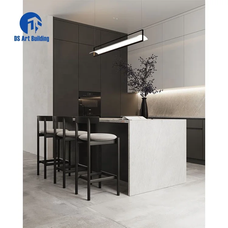 DS Italian furniture Smart kitchen cabinets marble aluminum cupboards islands cabinetry modular home modern designs