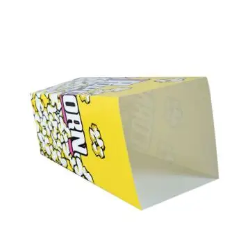 Wholesale Can Customize The Printed Pattern Of Popcorn Bucket Disposable Degradable Paper Popcorn Bucket