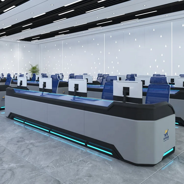 Kehua Fuwei Customizable Industrial Desk Operator Workstation Console Emergency Dispatch Console Control Room Console Desk