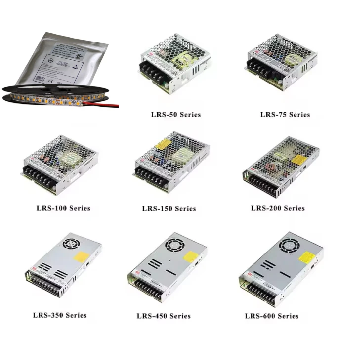 12V 24V 600W High Quality power supplier for Flexible  RGB RGBW Led strip Light