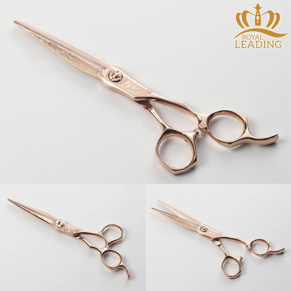Professional 6 inch hair cutting barber salon scissors set