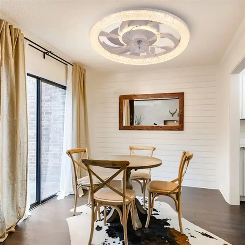 remote control high quality energy saving rgb ceiling fan living room ceiling fan with lights