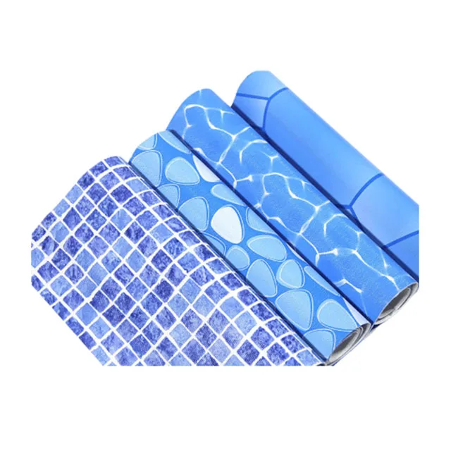 Tarpaulin pvc swimming pool liner beed Anti UV Mildew Resistant waterproof membrane liner roll Vinyl Liners for pools