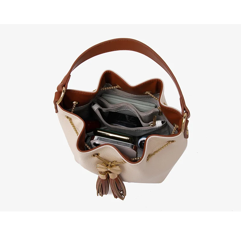Women handbags luxury leather ladies hand bag custom designer  tote purses woman fashion crossbody shoulder bucket bags