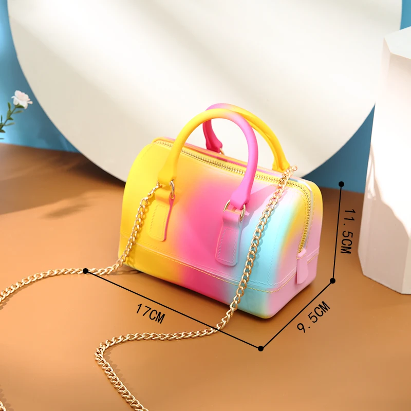 
HAOMEI designer handbags famous brands women jelly bag handbag women jelly hand bags handbag with special design 