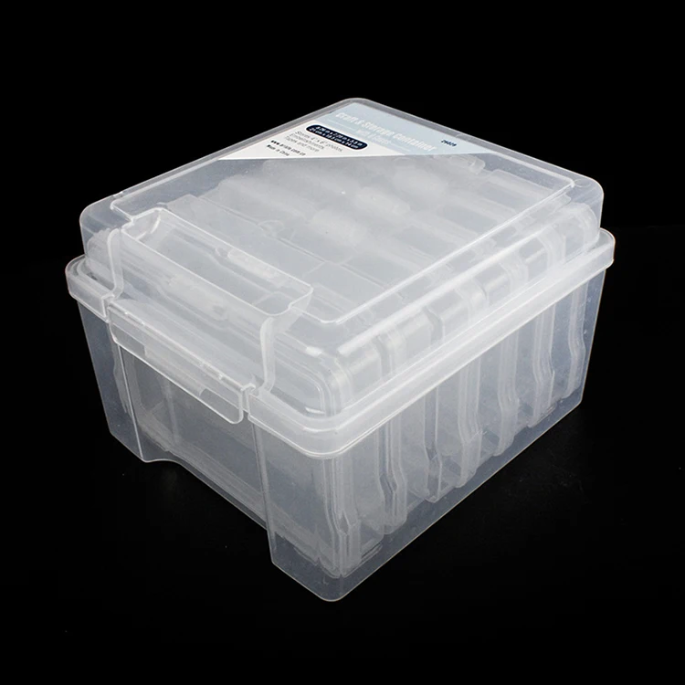 4x6 Inch Sorting Transparent Plastic Sundries Storage Box Photo Storage Plastic Box 6 Piece Set