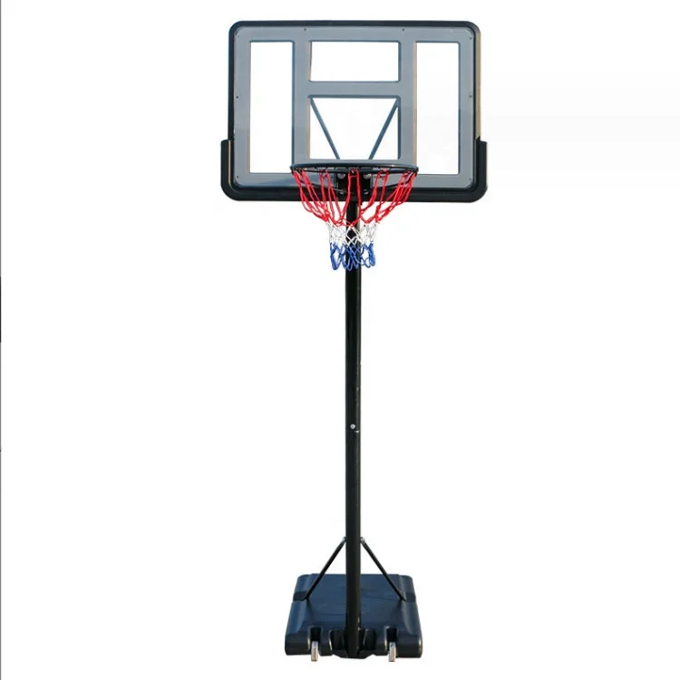 Adults Steel Pole Outdoor Indoor Portable Adjustable Kids Basketball Hoop Stand Goal With PE Base