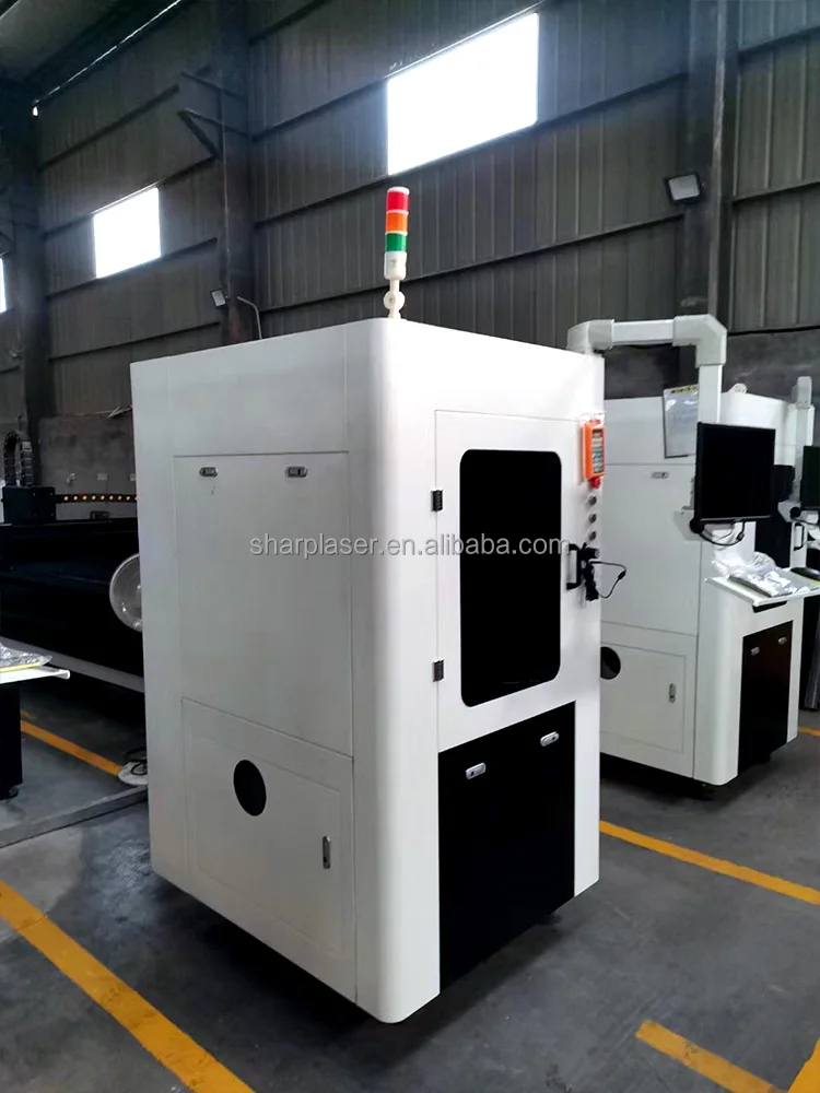 thin plate enclosed small mini fiber laser cutting machine jewelry gold silver aluminum metal 1000w 1500w 2000w 3000w