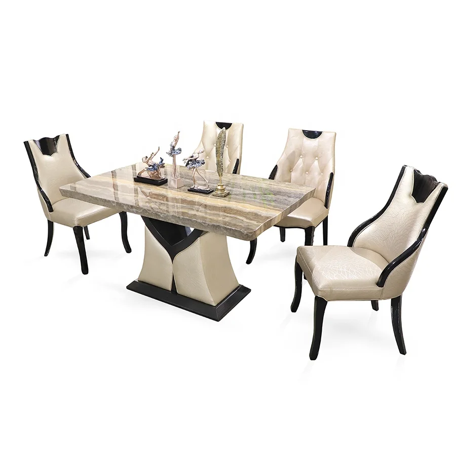 wooden dining table and chairs set luxury