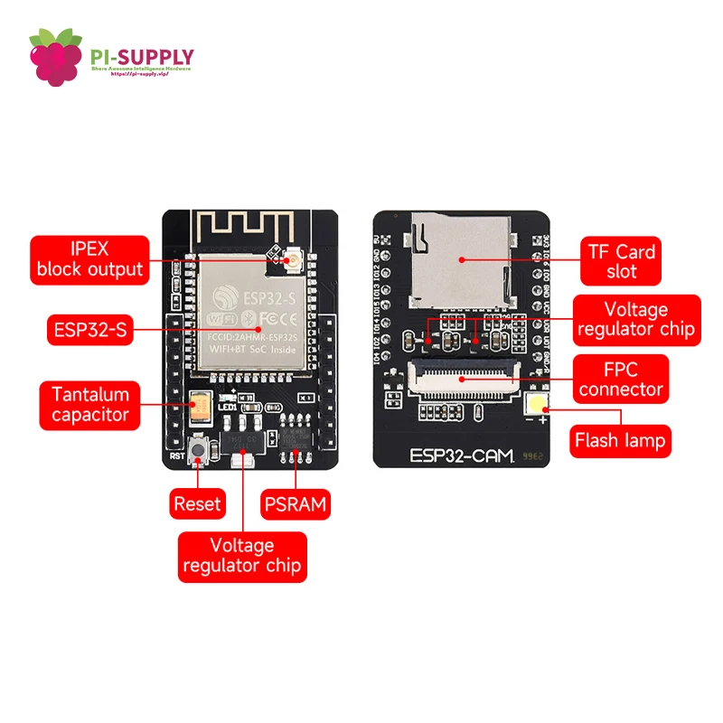 Original wholesale ESP32-CAM Camera Module Based On ESP32