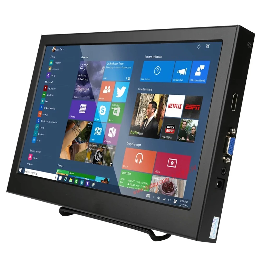 10.1 Inch Portable Monitor 1920x1200 IPS Personal Gamer LCD Monitor for PS4 XBOx Series Laptop Computer VGA HD-MI compatible