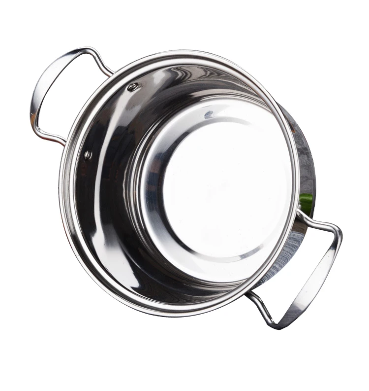 10 PCS Stainless Steel 410 Non Stick Kitchen Cooking Ware soup Pots Cookware Set