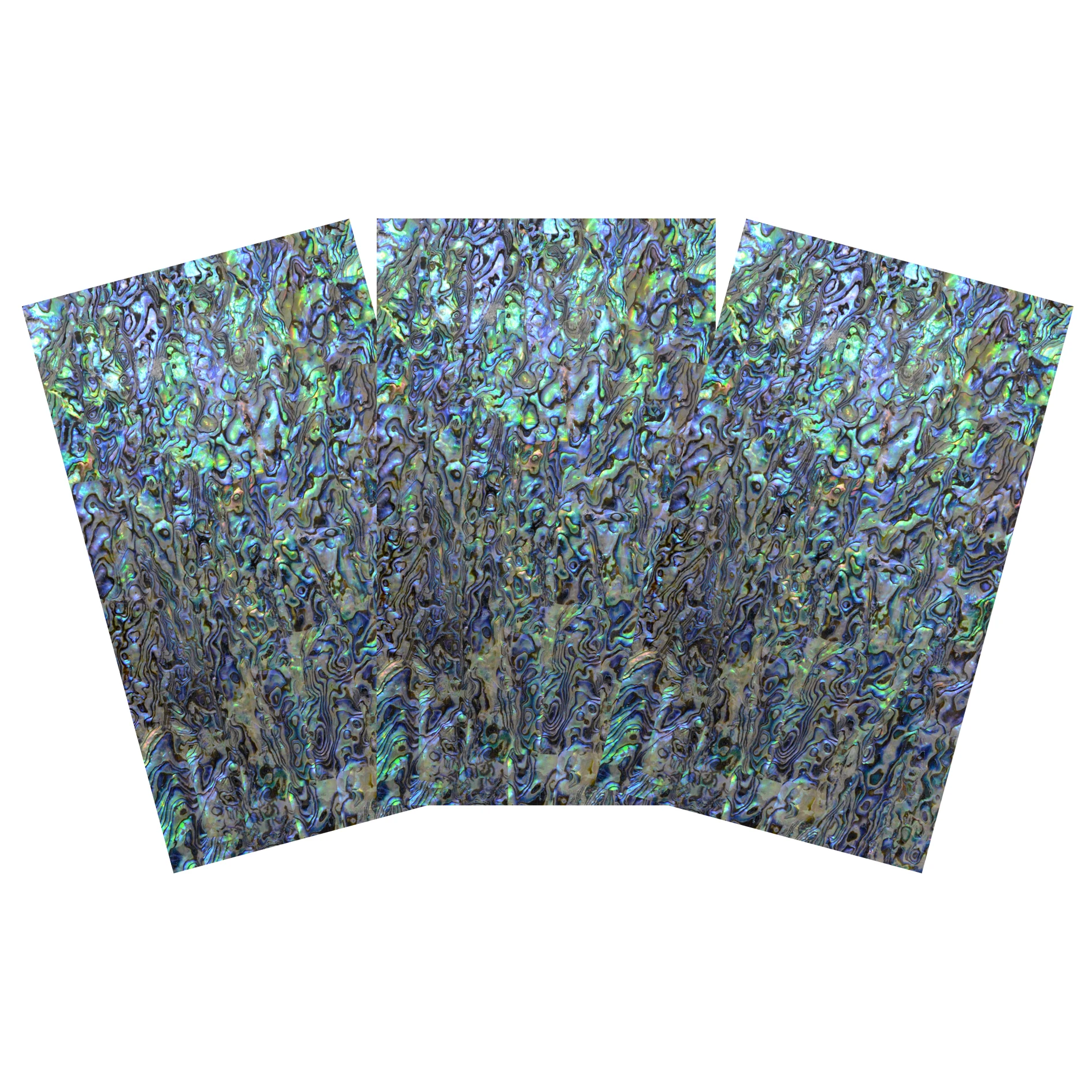 Customizable Mother of pearl shell veneer paua abalone paper laminate shell sheet DB-029