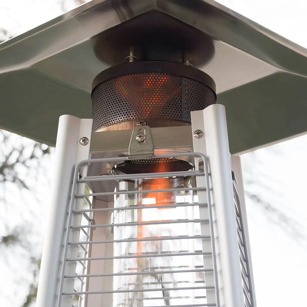Safety Technology Protection Heat Resistant Glass Patio Heaters
