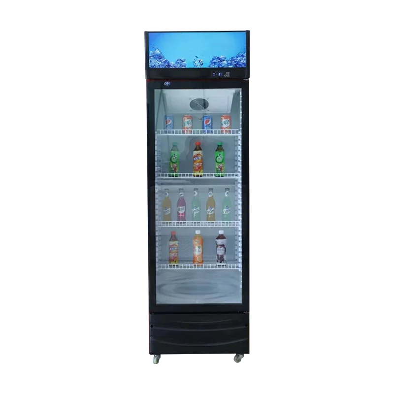 Commercial Refrigeration Equipment Display refrigerator showcase Red Bull Fridge For Sale