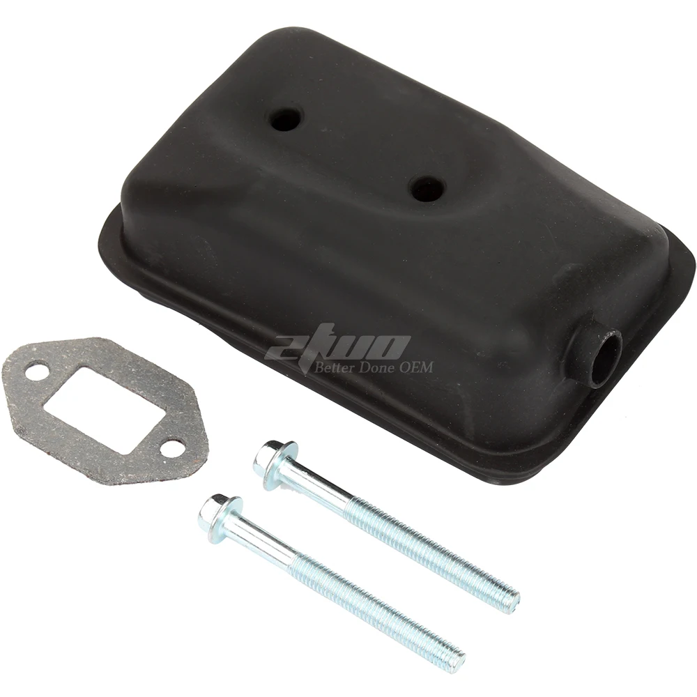 Exhaust Pipe Muffler Box With Screw Gasket For 47cc 49cc 2 Stroke Engine Pocket Pit Dirt Bike Mini Quad