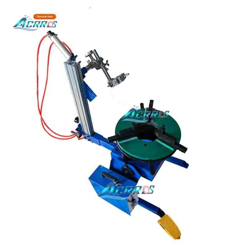 Rotating Table Pipe column boom, Welding Positioner with Tig Welding Weaving