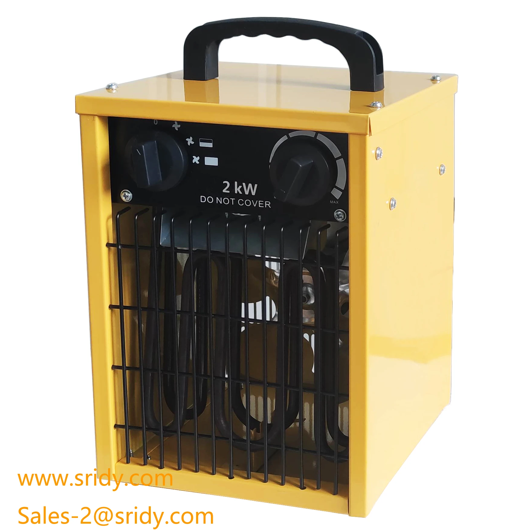 Economic convenient 5KW electrical fan heater durable for home and factory