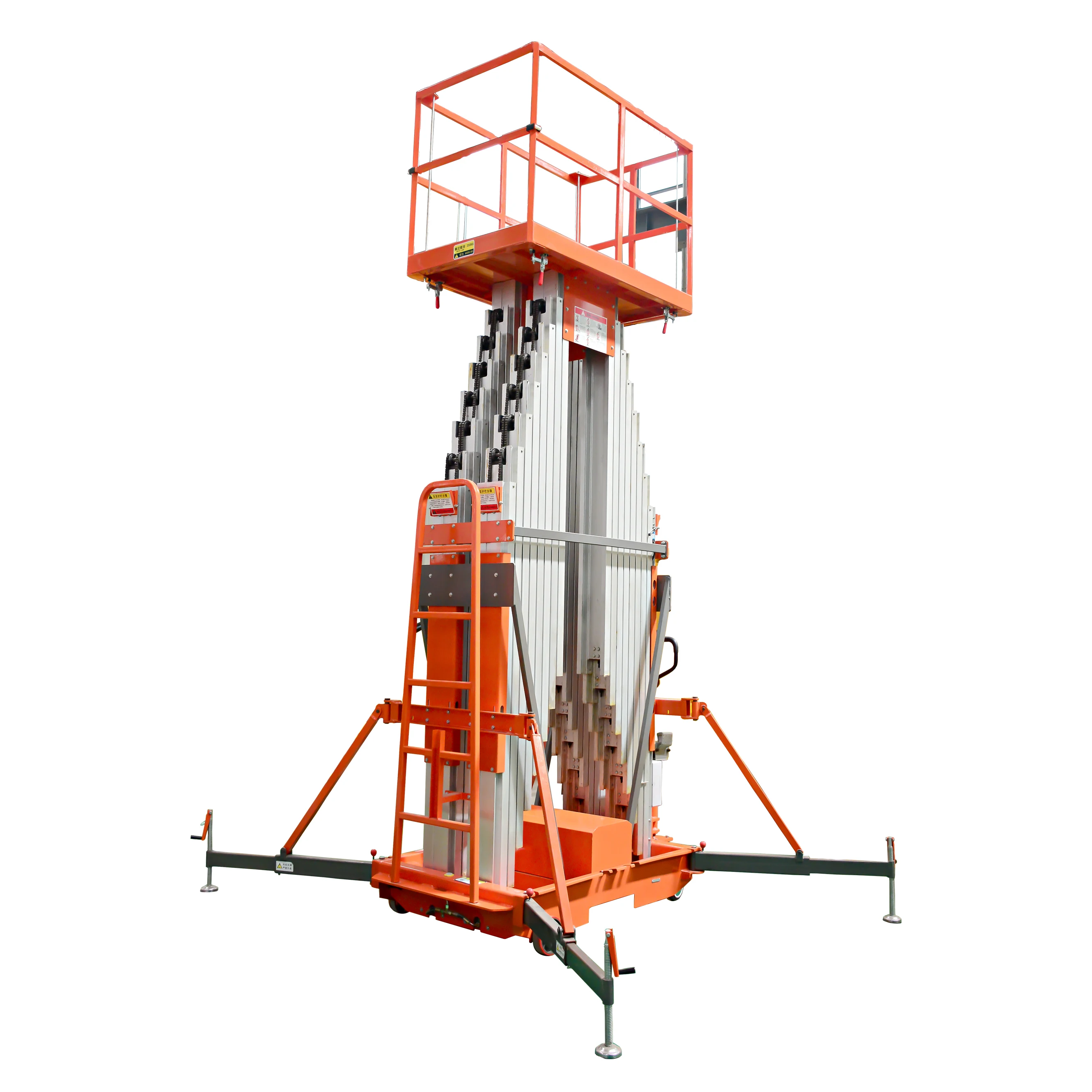 12 м 14 м 16 м 18 м Китай телескопический портативный подъемник/три алюминиевых подъемника