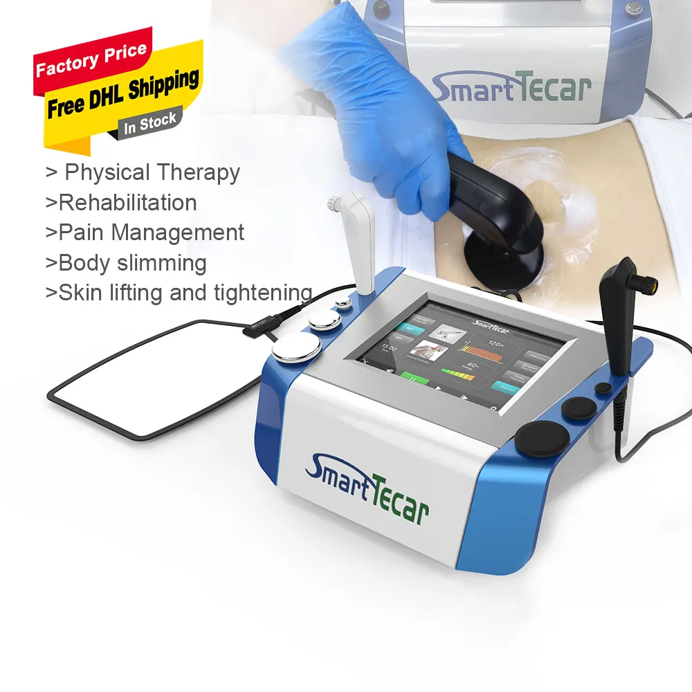 Tecar Therapy Ret Cet Radio Frequency 448khz Diathermy Physiotherapy Equipment