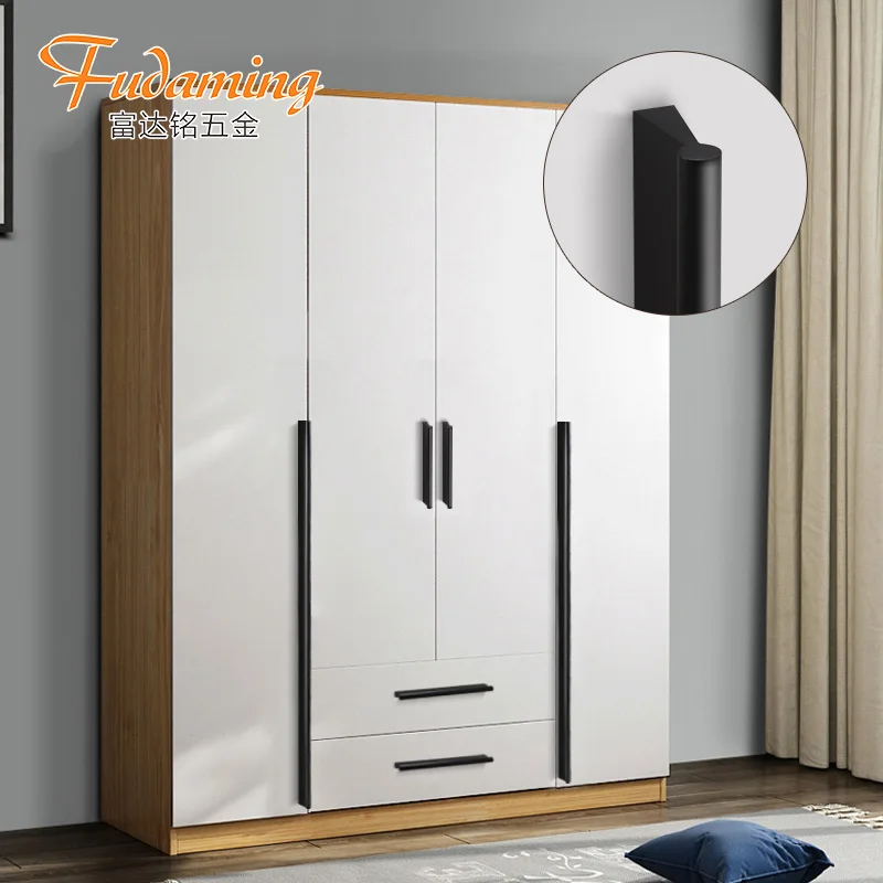 
FUDAMING modern simple aluminum alloy long handle for home furniture cabinet door 