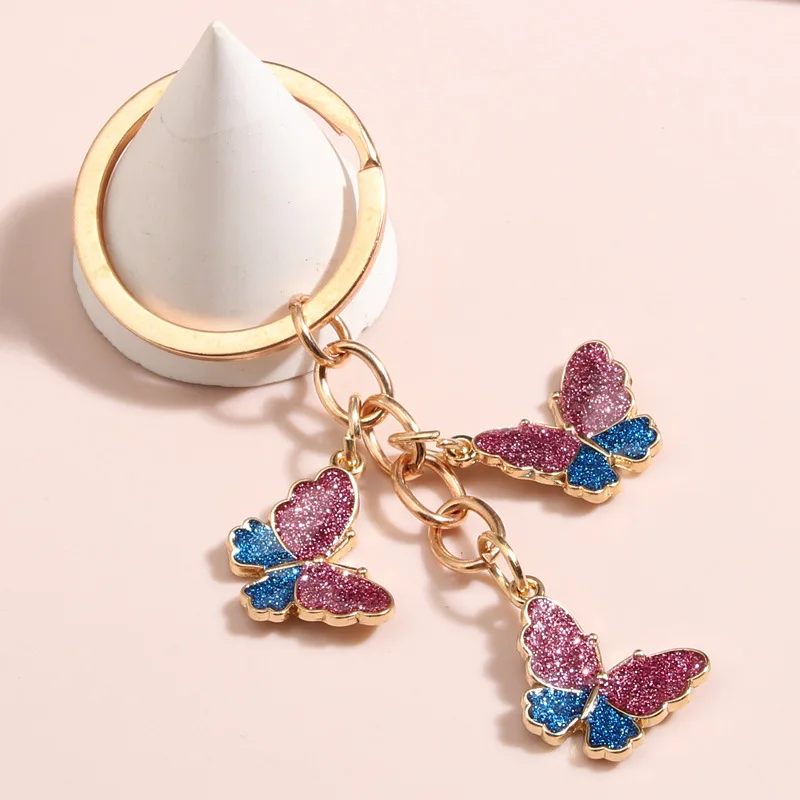 2024 Manufacturers Zinc Alloy Metal Key Ring Little Fragrant Violin Notes Keyboard Headphones Key Ornament Pendant Keychain