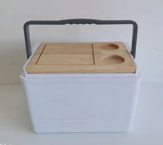 Plastic large custom cooler plastic can beer insulated food box ice chest cooler box with wheel for outdoor fishing