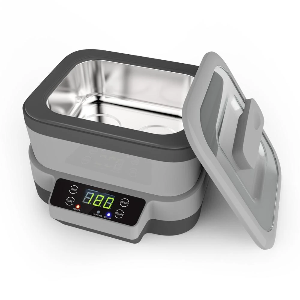 Large Capacity 1200ml Ultrasonic Cleaner Bath Tank Jewelry Cutters Tools Cleaning Vegetables Fruit Washing Machine