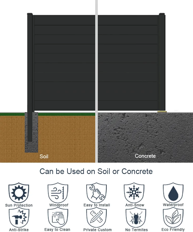 JHR Eco Friendly Powder Coating Black Garden House Fencing Design For Indoor