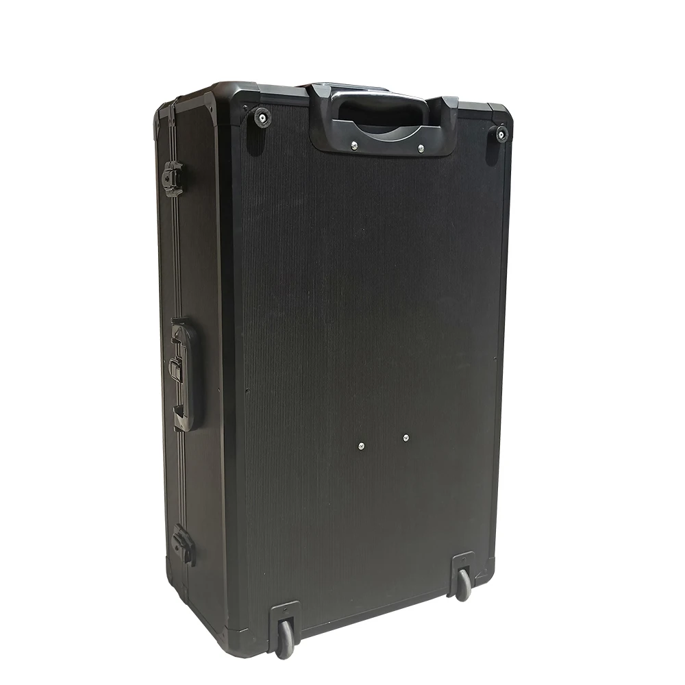 Custom Aluminium Alloy Trolley Pilot Case Aluminium Carry Case Suitcase With Wheel