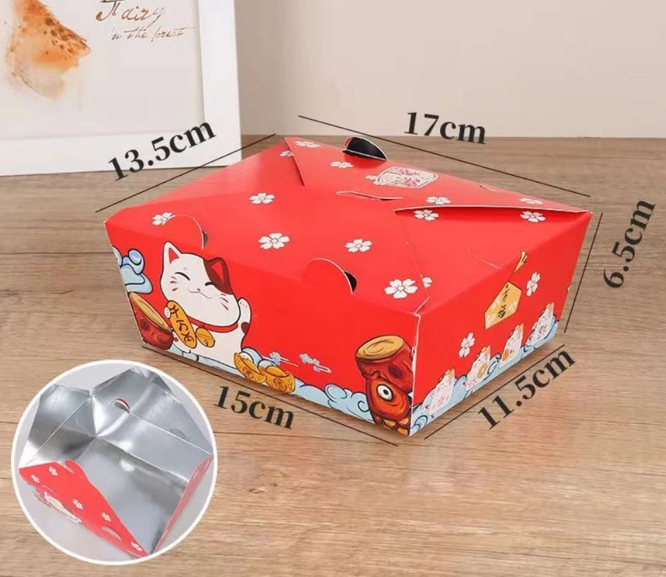 Fried chicken French fries hamburgers snacks potato chips Fast Take Away packaging boxes food grade paper