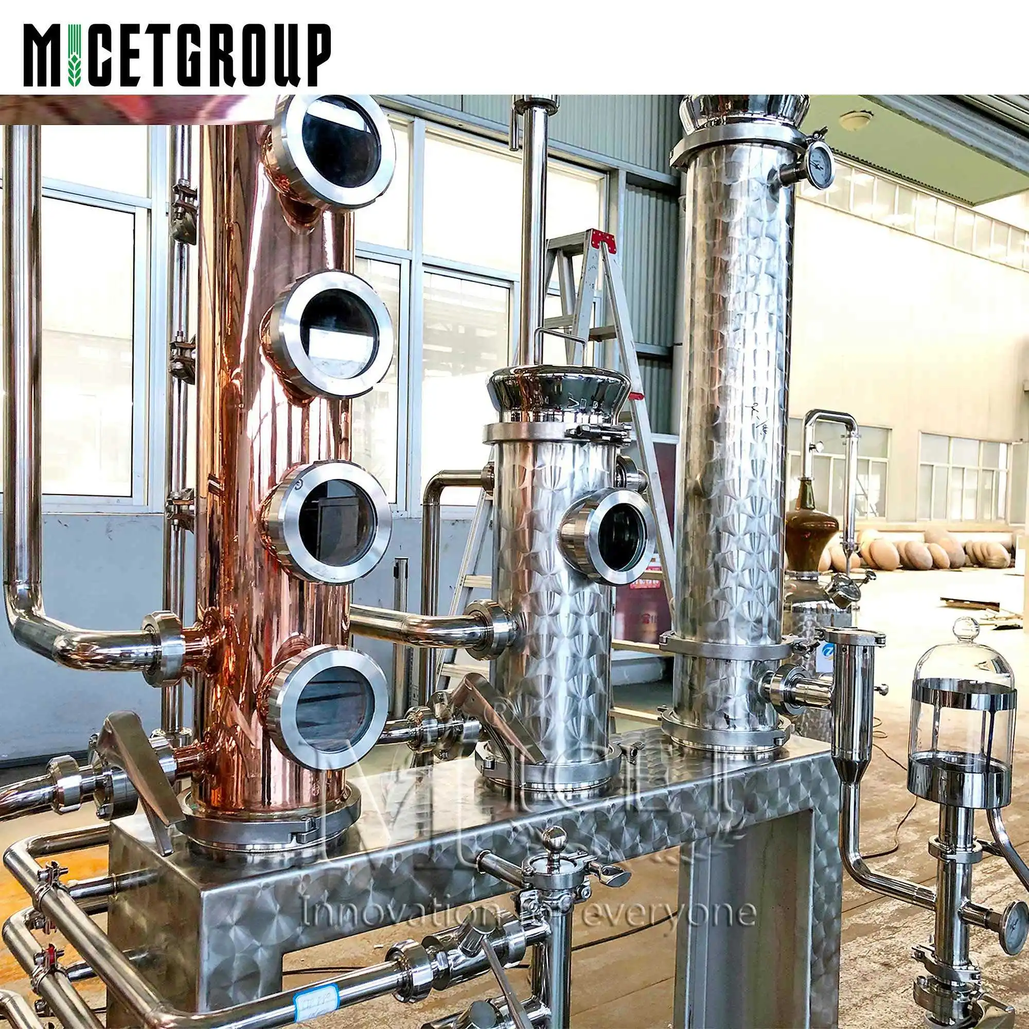 150L micro spirits distilling machine copper column whiskey gin brandy vodka customized distillery still pot machine