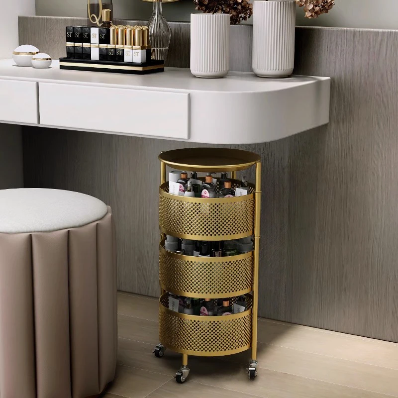 Modern Multi-Function Manicure Cart Storage Holders Beauty Tools Organizer Salon Spa Hairdressing Spa Cart Trolley Made Metal