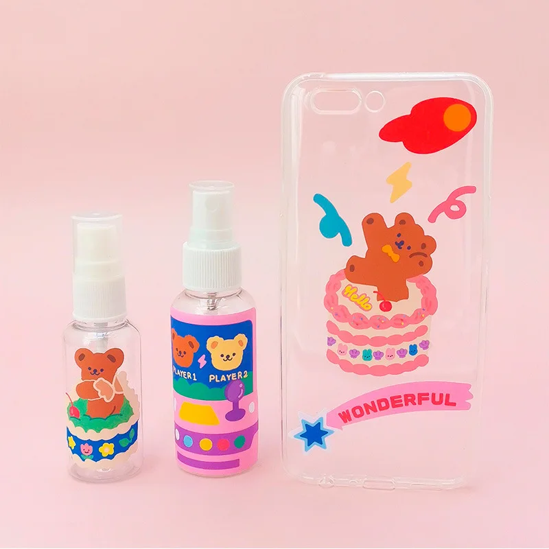  Milkjoy bear removable stickers South Korean DIY traceless computer stick hand account material manufacturers direct